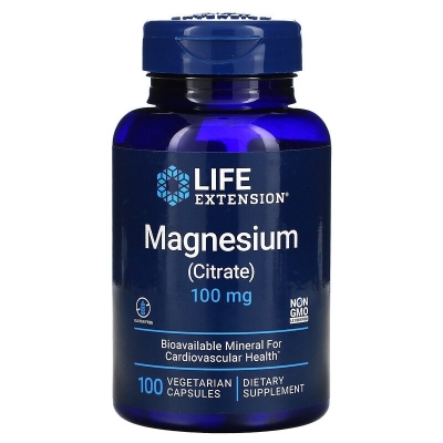 Витамины Life Extension Magnesium Citrare 100 мг 100 капсул