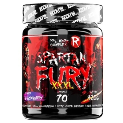 Предтренировочный комплекс Reckful SPARTAN Fury XXXL 420 гр