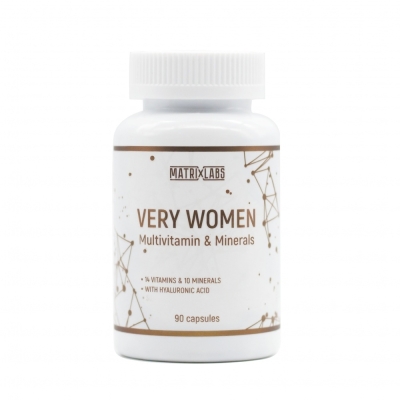 Витамины Matrix Labs Very Women Multivitamin + Mineral 90 капсул