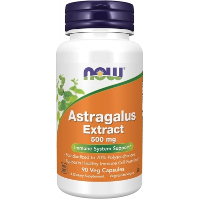 Специальный препарат NOW Astragalus 70% Extract 500 мг 90 капсул