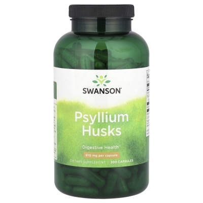 Специальный препарат Swanson Psyllium Husks 610 мг 300 капсул
