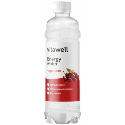 Напиток слабогазированный Vitawell Energy Water 500 мл