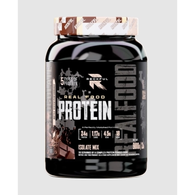 Протеин Reckful Real food Protein Isolate -mix NO lactose 900 гр