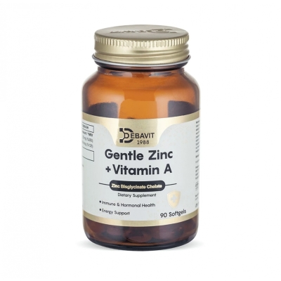 Витамины Debavit Gentle Zinc + Vitamin A 90 капсул