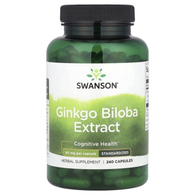 Антиоксидант Swanson Ginkgo Biloba Extract STD 60 мг 240 капсул