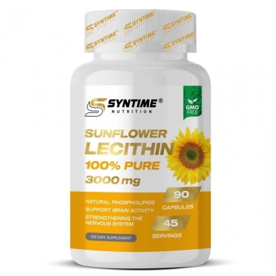 Лецитин Syntime Nutrition Lecithin 3000 мг 90 капсул