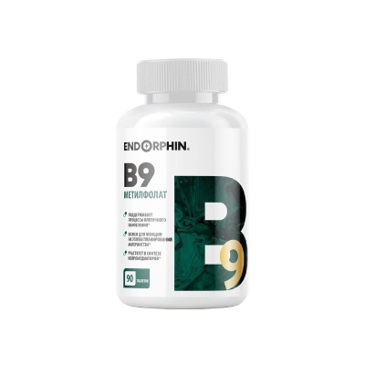 Витамины ENDORPHIN Vitamin B9 90 таблеток