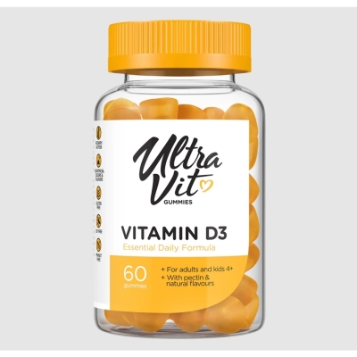 Витамины UltraVit Gummies Vitamin D3 60 жевательных таблеток