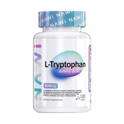 Аминокислота NAWI L-Tryptophan 500 мг 120 капсул