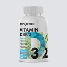 Витамины ENDORPHIN Vitamin D3 2400 + Vitamin K2 90 таблеток